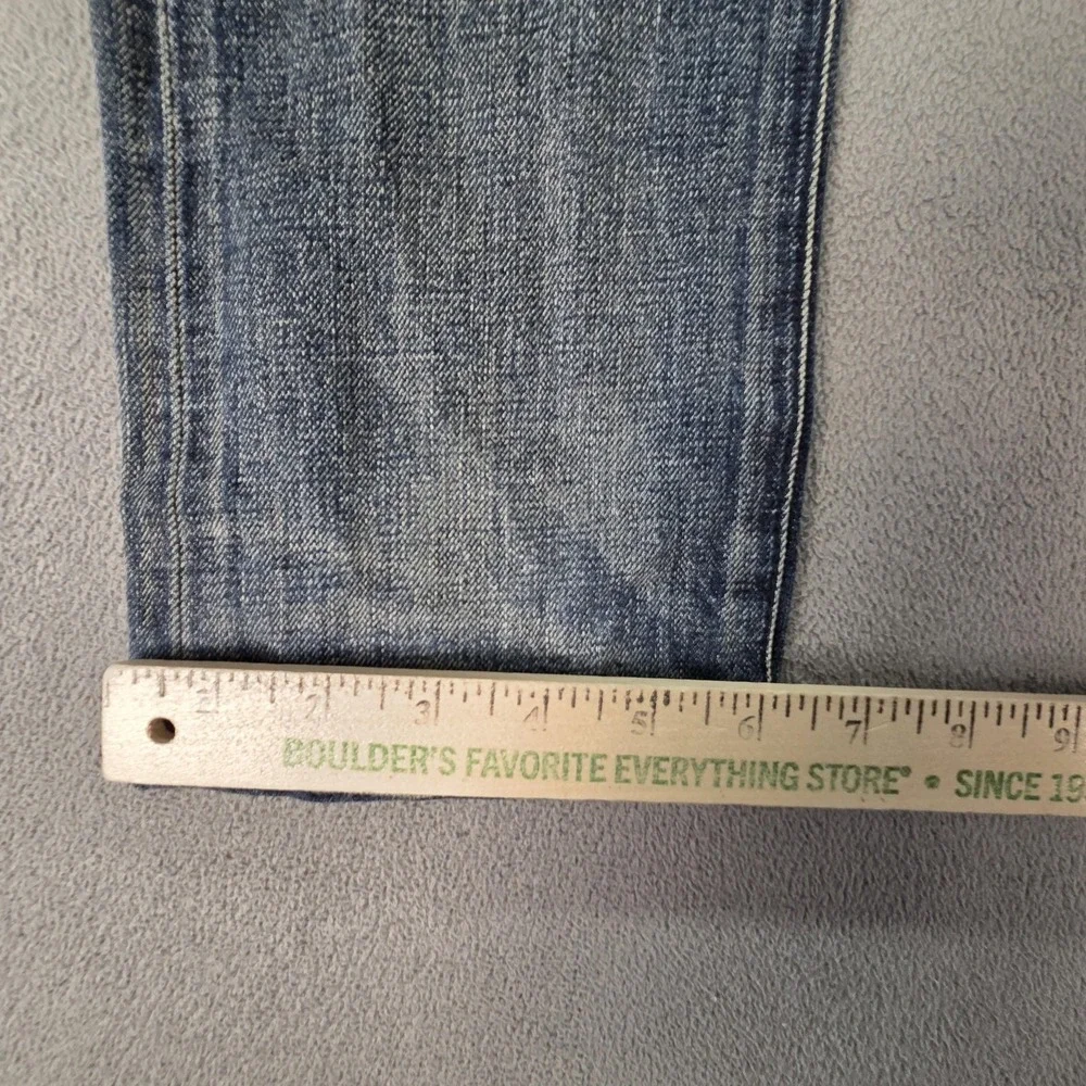 Banana Republic Jeans Mens Blue Selvedge Slim Fit‎ Distressed Fits 27x28